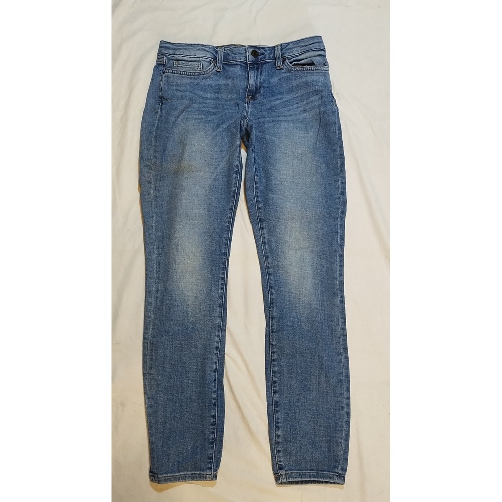 Y2K Tommy Hilfiger Skinny Jeans Women's Size 2 Blue Anchor Detail Low Rise